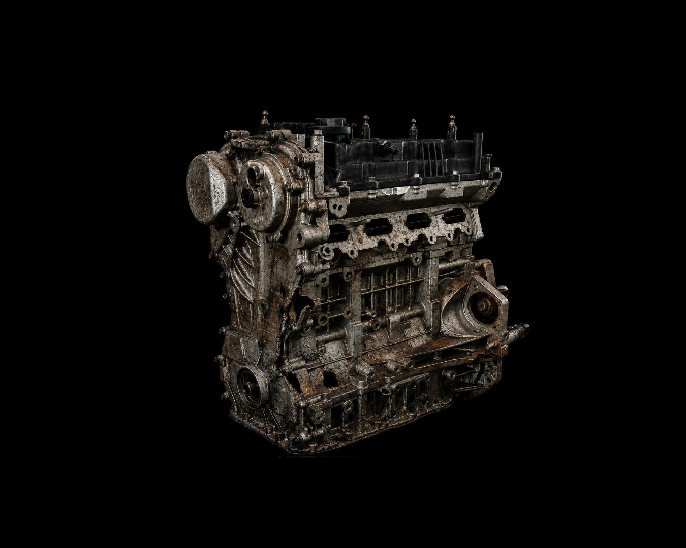 Motor antes de la reconstrucción